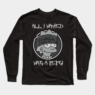 all i wanted suicidal meme Long Sleeve T-Shirt